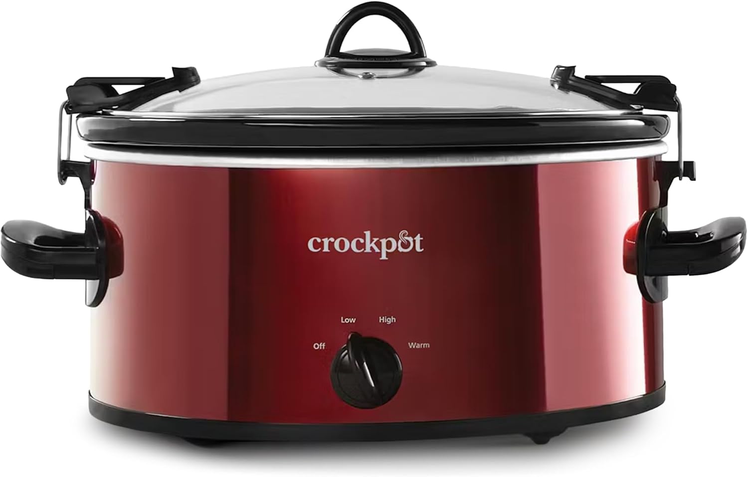 Crock-Pot 6 Qt Cook & Carry Slow Cooker, Red