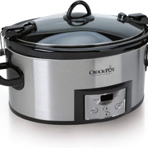 Crock-Pot 6 Qt Cook & Carry Slow Cooker, SS