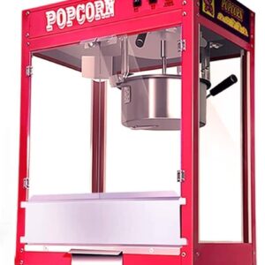 Wrobelax 1600W Commercial Popcorn Machine - Red