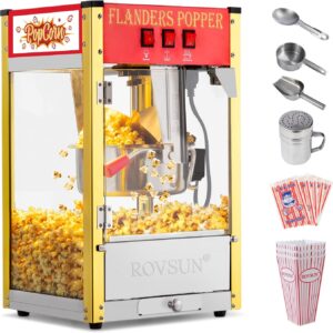ROVSUN Commercial Popcorn Machine, 32-Cup Countertop Maker