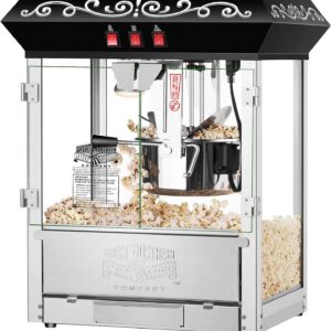 Perfect Popper 10oz Popcorn Machine – Stainless Steel & Warming Light