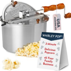 Whirley Pop Popcorn Machine - 3 Min Stovetop Popper
