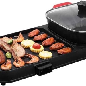 CGTENBS Electric Smokeless Grill for 5-8 People