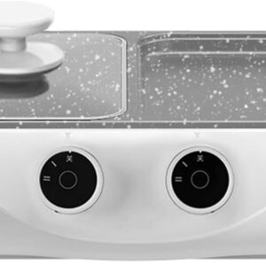 GEJINTAO 2-in-1 Electric Grill & Hot Pot, 1500W