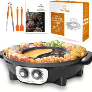 Food Party Hot Pot & Grill Combo 2-in-1 1700W