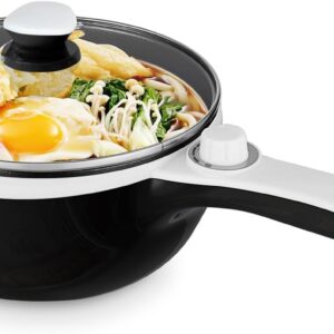 Dezin Electric Hot Pot, 1.5L Non-Stick Cooker, 700W