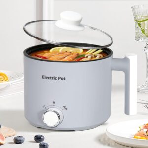 1.5L Electric Hot Pot – Fast Boil, Overheat Protection (Grey)