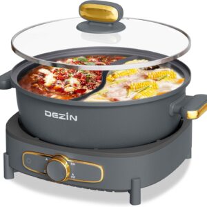Dezin 6L Electric Hot Pot with Divider
