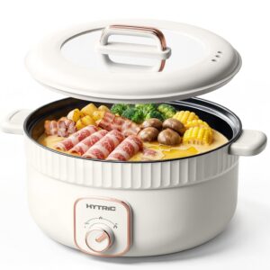 HYTRIC 4.5L Electric Hot Pot, 1200W Non-Stick Cooker