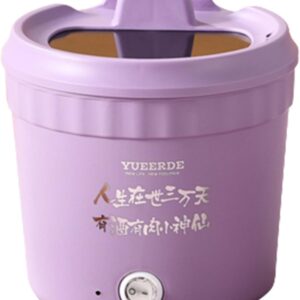 Mini Crock Pot 1.2L Rice Cooker, Purple
