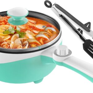 Audecook 1.7L Electric Hot Pot, Portable Skillet