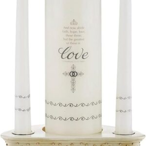 Trinity Church Supply Faith Hope Love Wedding Unity Candles