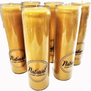 Premium Pure Beeswax Pillar Candle – 100hr Burn Time