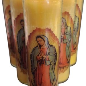 Our Lady of Guadalupe Beeswax Prayer Candle (100hrs)