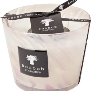 Baobab Pearls White Marble Candle, 60-Hr Burn