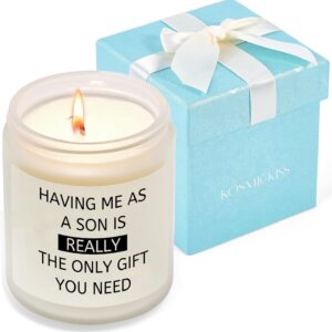 Heartfelt Dad Gift Candle - Unique Son's Gift for Parents