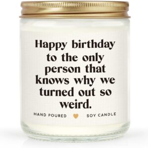 Birthday Gift for Sister - Lavender Candle 7oz