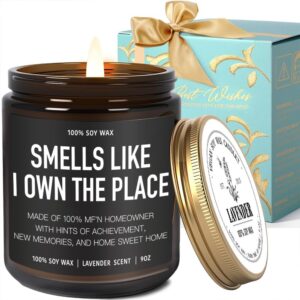 Lavender Candle for New Home Gift – 9oz Soy Wax Candle