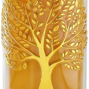 Pure Beeswax Candle - 80Hr Tree of Life Glass Jar