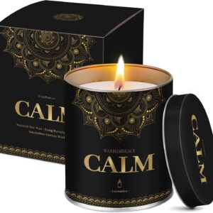 WarmEmbrace Lavender Candles - 9 Oz Jar Set - Gifts for Her & Him