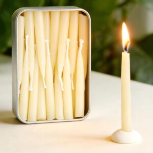 20-Minute Beeswax Meditation Candles (60-Pack)