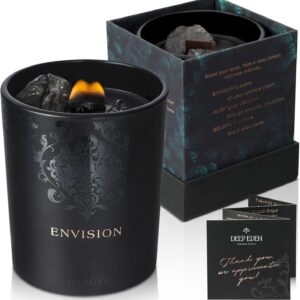 Black Orchid & Pine Moss Crystal Candle - 7.4oz
