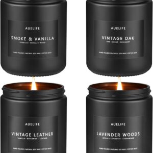 Men's Scented Candle Set - 4 Pack Gift Set