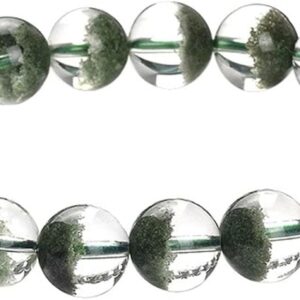 Green Phantom Quartz Bracelet - Natural Crystal Jewelry