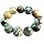 Authentic American Spiderweb Turquoise 16mm Bracelet