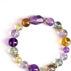Amethyst Crystal Bracelet – Psychic Protection & Meditation Jewelry