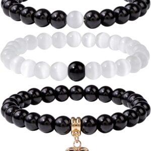 Vinswet Amethyst Healing Bracelet - Stress Relief Gemstone Jewelry