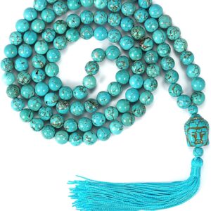 LIUANAN 108 Healing Gemstone Mala Bracelet