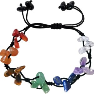 Handmade 7 Chakra Healing Stone Bracelet