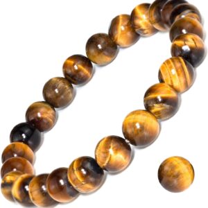 8mm Natural Gemstone Stretch Bracelet – Handmade Meditation Bracelet