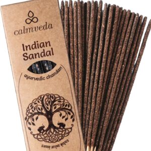Sandalwood Incense Sticks for Meditation & Calm - 24pc