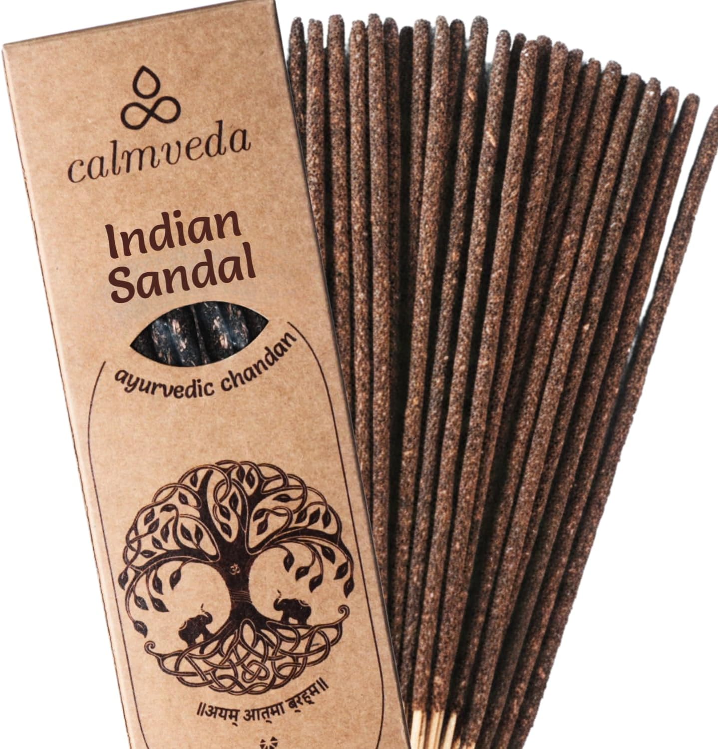Sandalwood Incense Sticks for Meditation & Calm - 24pc