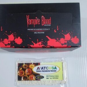 ATCUSA 12x Nandita Vampire Agarbathi Sticks w/ Wicks Combo