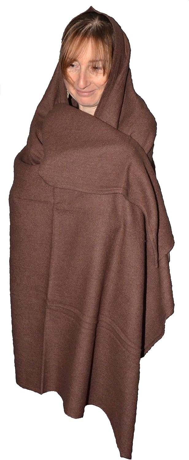 Gesar Cashmere Travel Blanket - Emerald (French Roast)