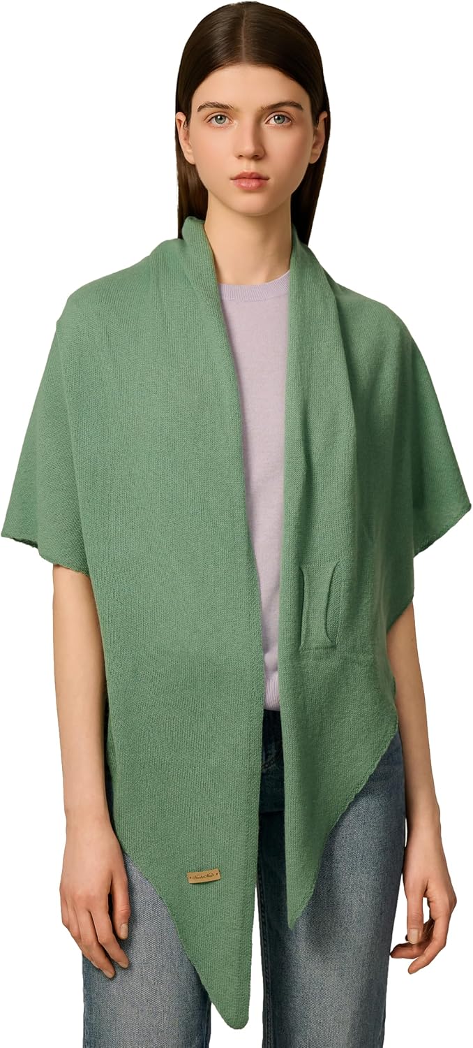 Luxury Cashmere Shawl Wrap - Women's Poncho Scarf