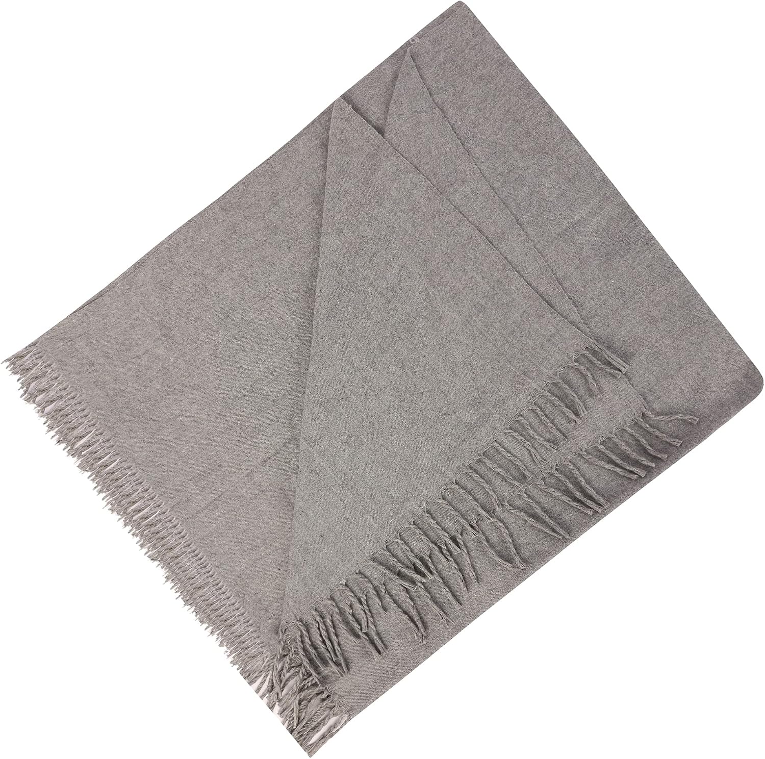 Premium Kashmiri Wool Meditation Shawl - Champagne