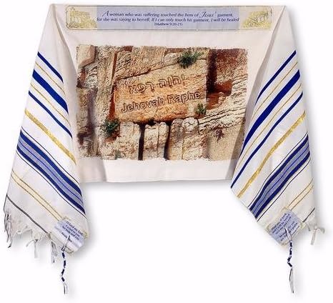 Prayer Shawl for Healing - Matthew 9:20-21 - 72x24"
