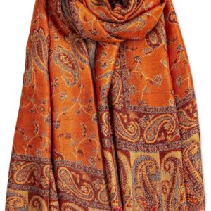 AUSEKALY Reversible Silk Scarf - Soft & Lightweight