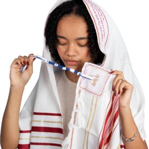 HalleluYAH Messianic Tallit 72"x22" with Bag