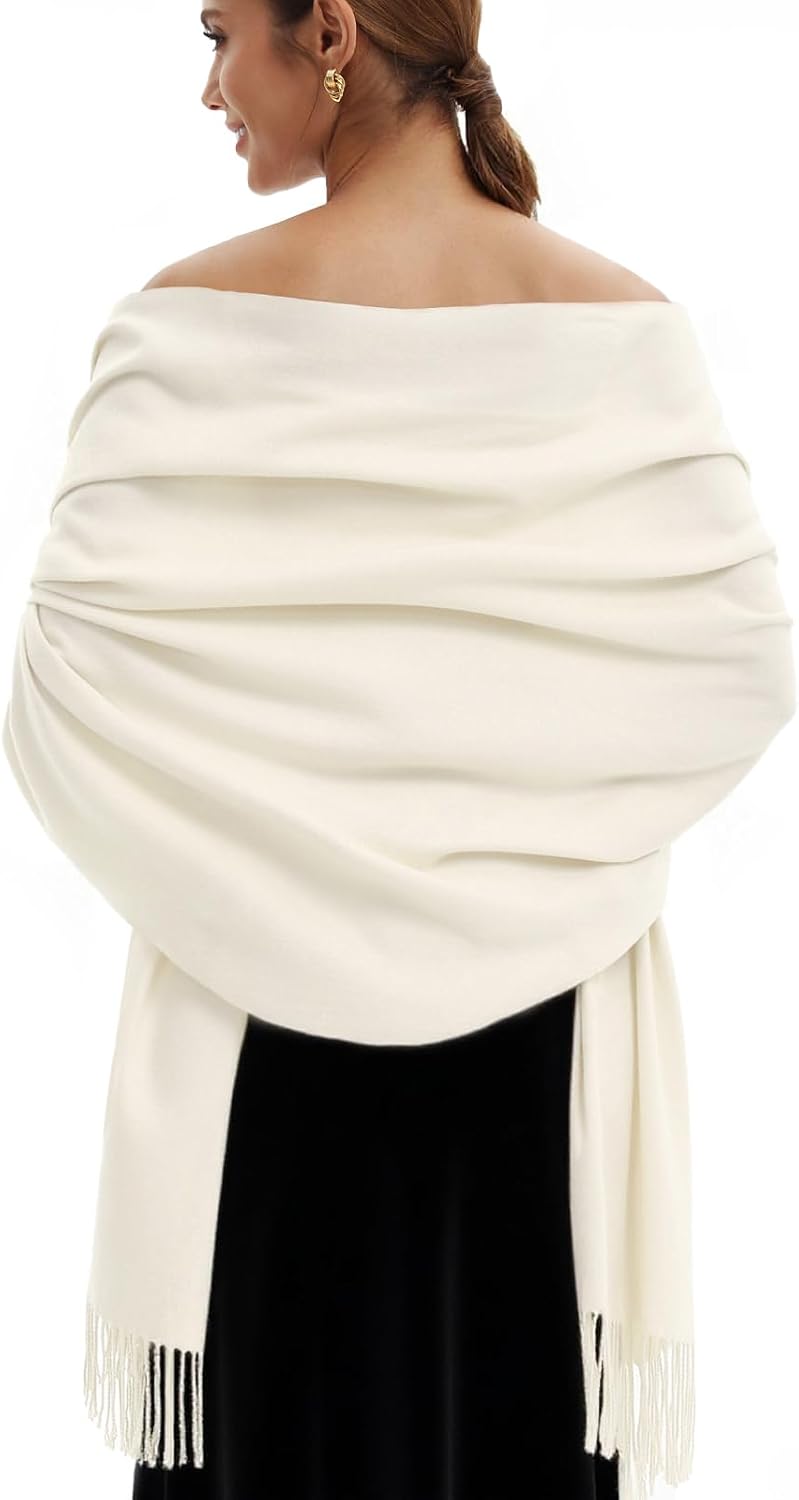 Luxury Pashmina Scarf & Shawl - Elegant Wrap for Parties