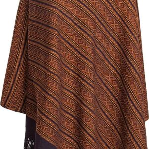Exotic Meditation Shawl - Soft Oversized Wrap - Unisex Style