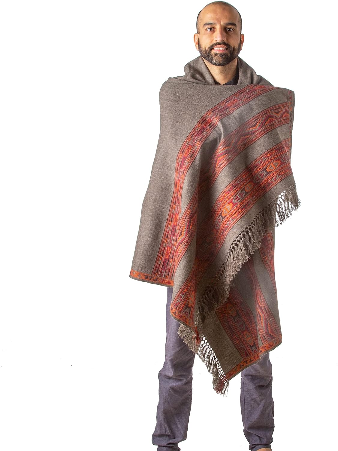 Exotic Meditation Shawl - Oversized Unisex Wrap