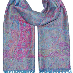 Reversible Paisley Pashmina Scarf - Women's All-Season Wrap