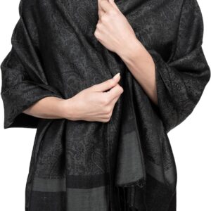 Achillea Paisley Pashmina Scarf – Lightweight Wrap & Shawl