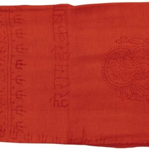 Ganesh Om Meditation Yoga Altar Cloth by Yoga Trendz