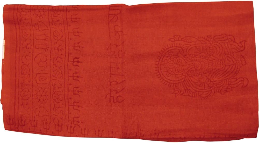 Ganesh Om Meditation Yoga Altar Cloth by Yoga Trendz